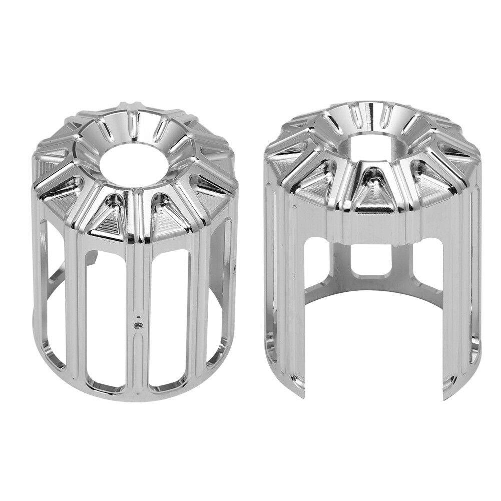 Chrome CNC Oil Filter Cover Cap Trim For Harley Touring Dyna Road Glide Fatboy - Moto Life Products