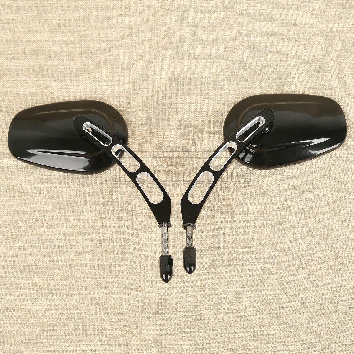 Black L & R Rearview Mirrors For Harley Street 500 750 XG500 XG750 Sportster XL - Moto Life Products