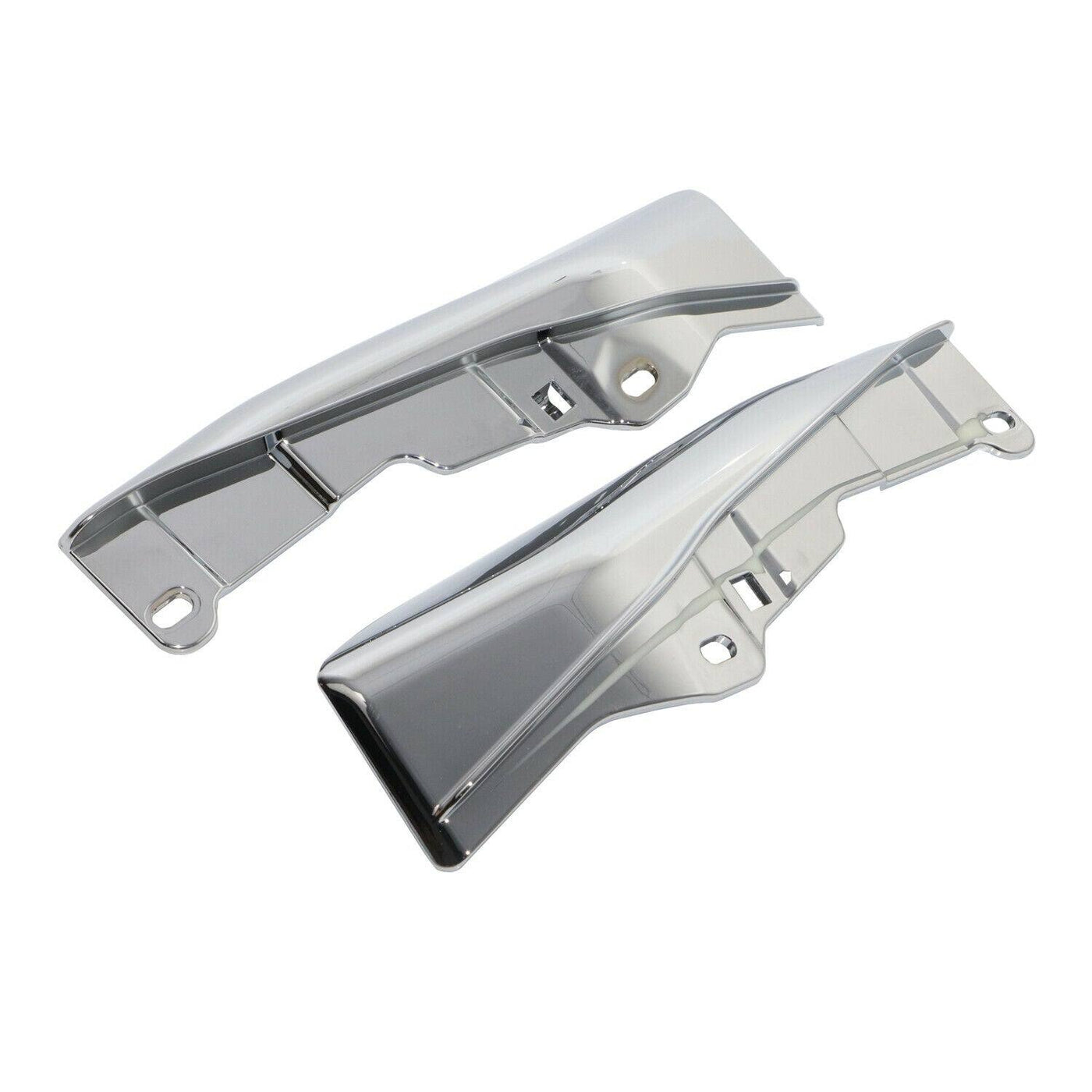 Chrome Heat Shield Mid-Frame Air Deflector for Harley Road King Street Glide 09+ - Moto Life Products