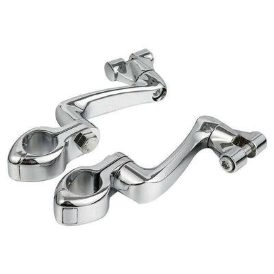 1 1/4" Highway Bar Footpegs Pegs Mount Fit For Harley Touring Street Road Glide - Moto Life Products