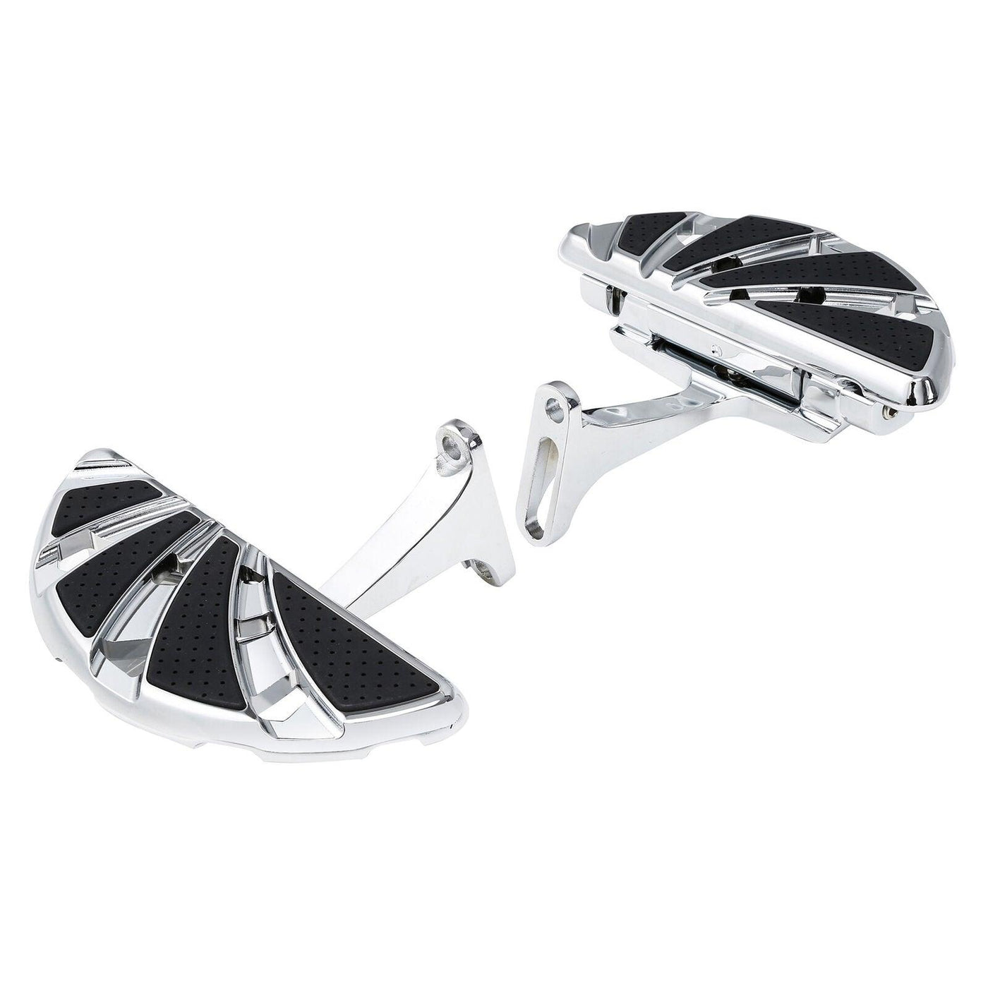 Rear Passenger Floorboard Foot board Fit For Harley Road Glide King 93-21 Chrome - Moto Life Products