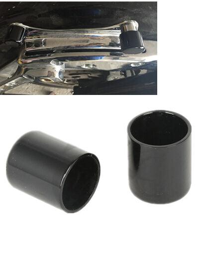 2 Black Docking Hardware Point Cover Fit For Harley Touring Sportster Softail - Moto Life Products