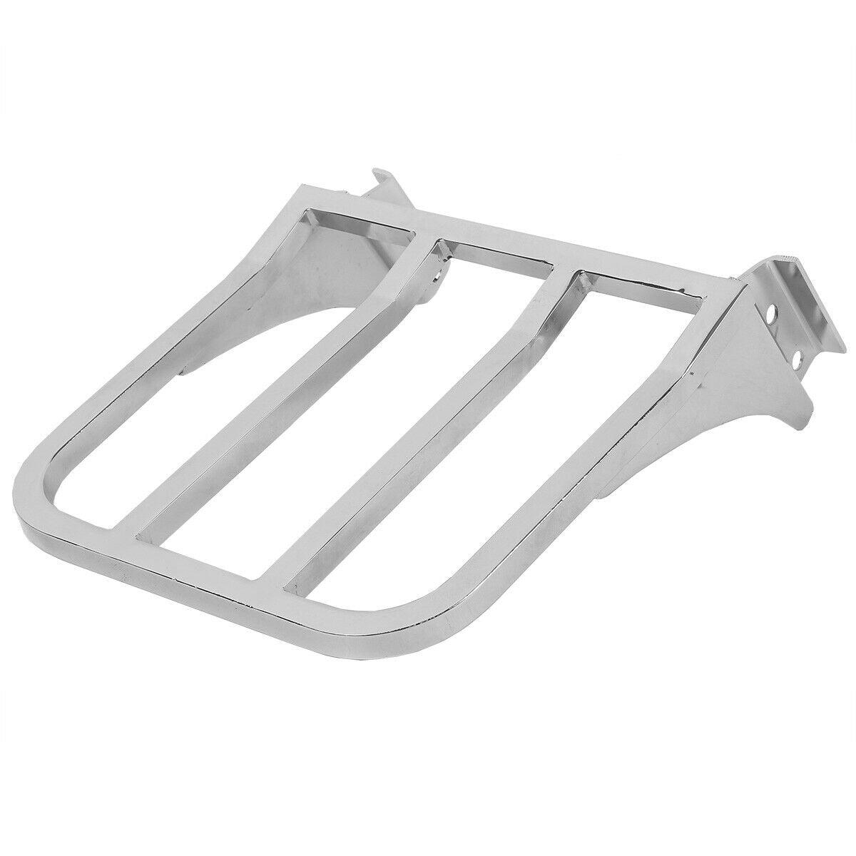 Chrome Sissy Bar Backrest Luggage Rack Fit For Harley Sportster XL Dyna Softail - Moto Life Products