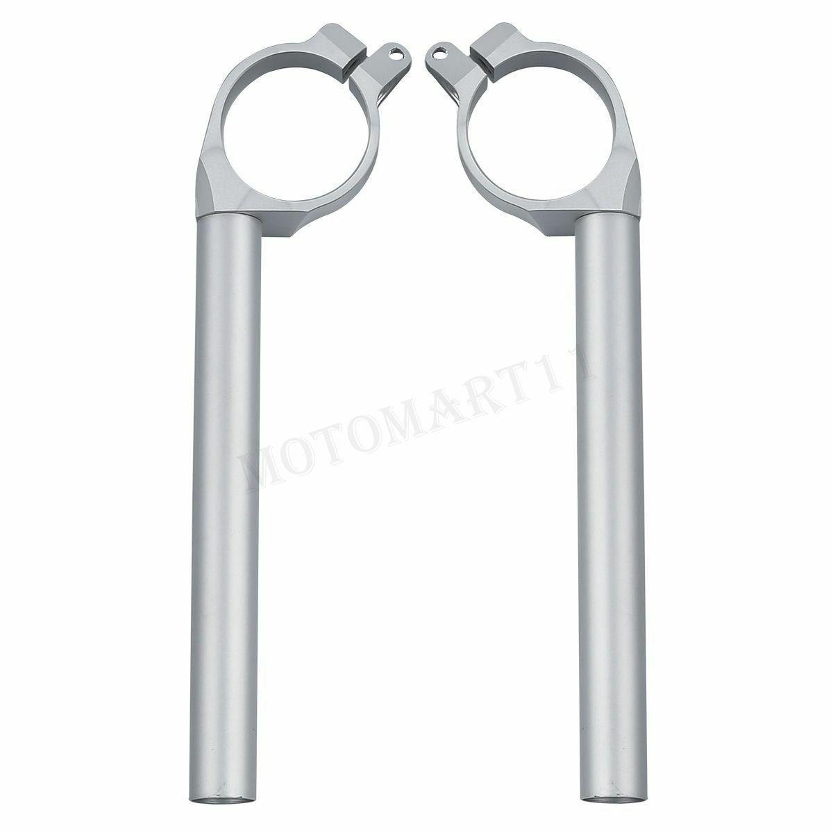 Fit For YAMAHA YZF R6 YZFR6 2006-2016 Silver Clip on Clipons Handle Bars - Moto Life Products