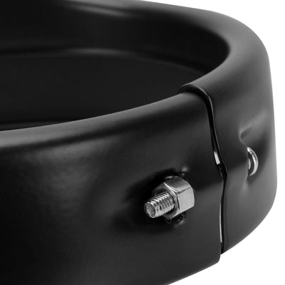 For Harley 7" Headlight 4.5" Passing Fog Lights Lamp Trim Ring Bezel Visor Cover - Moto Life Products