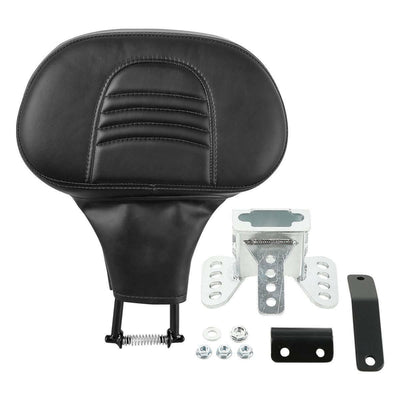 Black Driver Rider Backrest Pad Fit For Harley Touring Electra Road Glide 09-21 - Moto Life Products