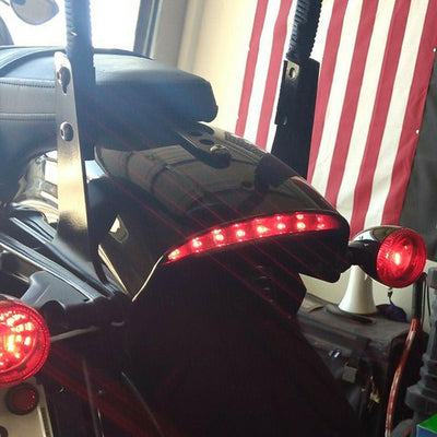 Chopped Fender LED Tail Brake Light License Plate Fit for Harley Sportster 1200 - Moto Life Products