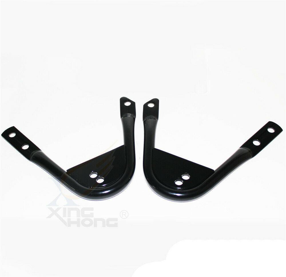 Black Detachable Stealth Luggage Rack For 97-08 Harley Touring Street Glide - Moto Life Products