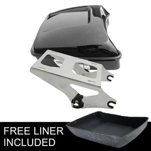 Chopped Pack Trunk Mount Rack Fit For Harley Tour Pak Touring Road Glide 14-22 - Moto Life Products