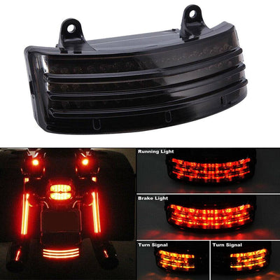 Tri-Bar Fender Brake Turn Signal Tail Light For Harley Road Street Glide 2014-20 - Moto Life Products