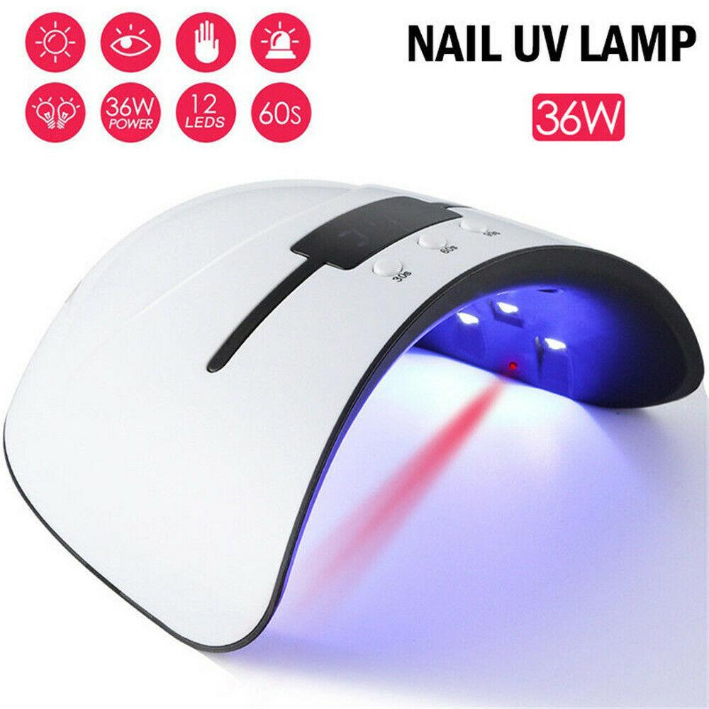 36W Nail Polish Dryer Pro UV LED Lamp Acrylic Gel Curing Light Manicure Timer OC - Moto Life Products