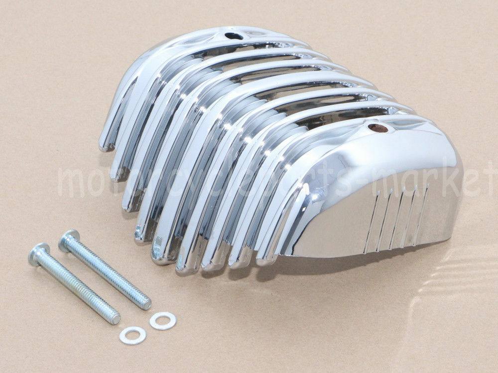 Chrome Voltage Regulator Cover Protector For Harley Softail FXSB FLSTSB FXSTC US - Moto Life Products