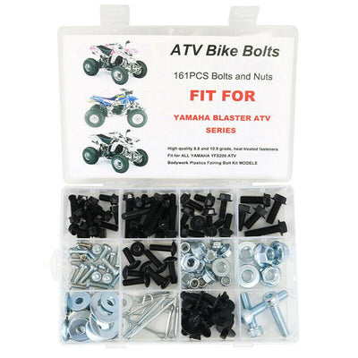 Plastic Frame Steel Body Bolt Aftermarket Fit For Yamaha Blaster YFS200 ATV QUAD - Moto Life Products