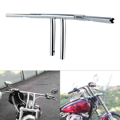 1-1/4" Fat Custom 12" Rise T-Bar Handlebars Fit For Harley FXST 00-up Drag Bar - Moto Life Products