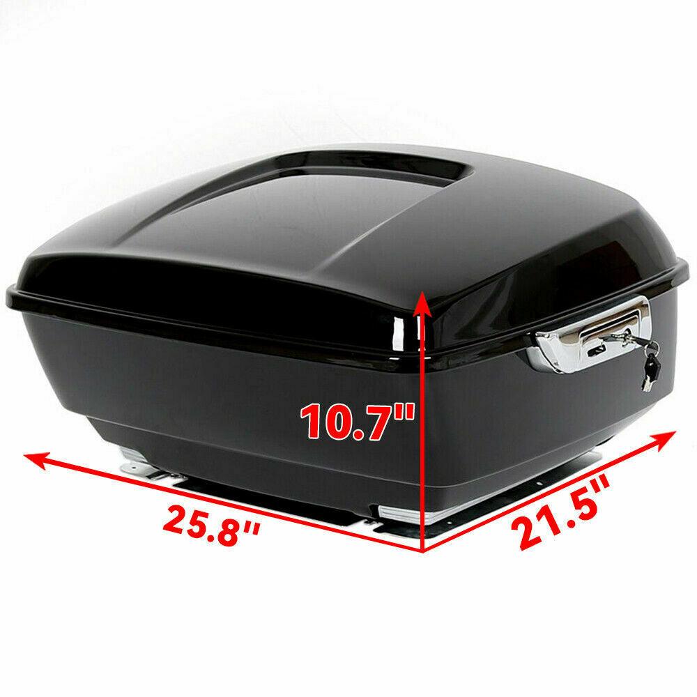 13.7'' King Tour pak trunk & top rack for 14-21 Harley Road King Electra glide - Moto Life Products