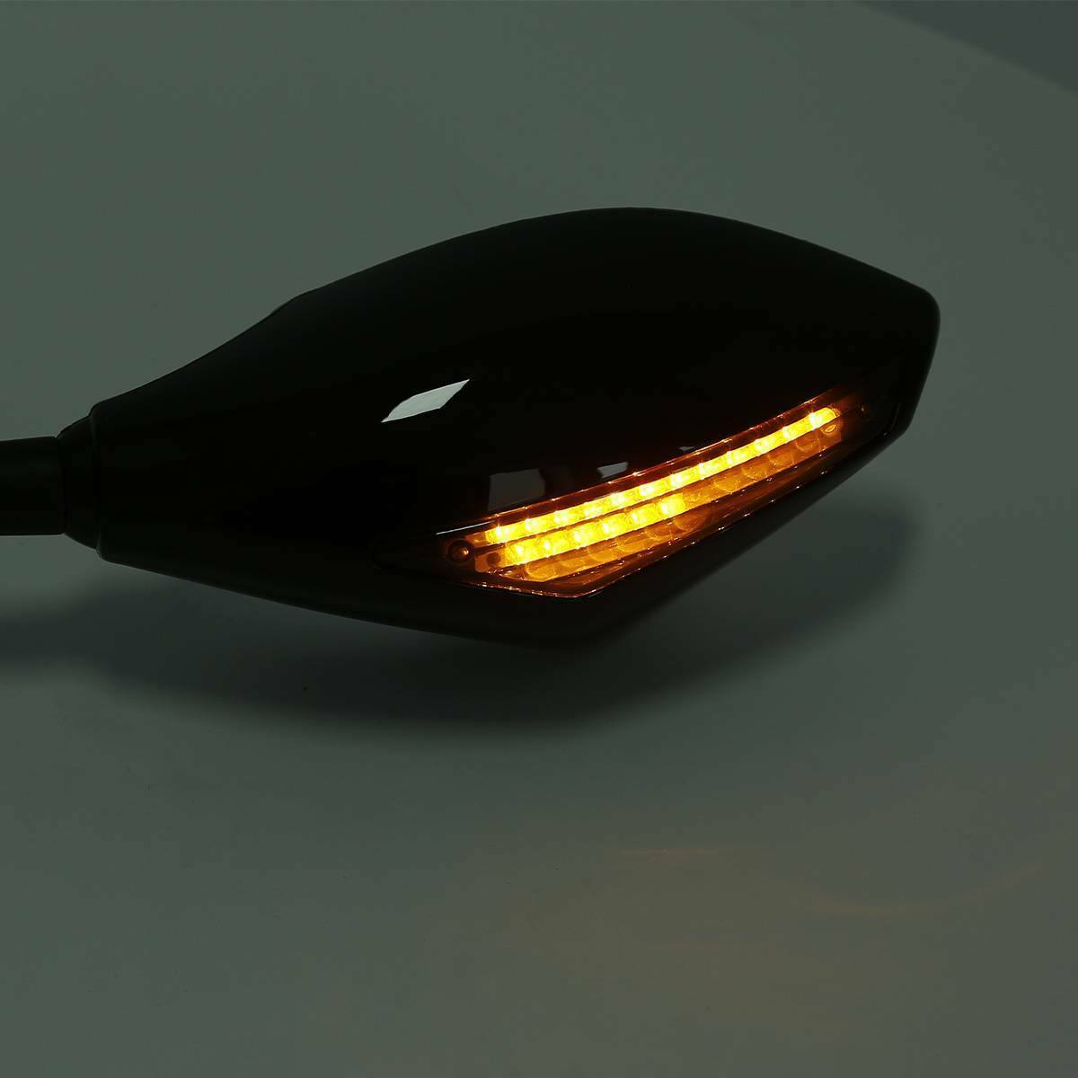 Rear View Mirrors LED Turn Signal For Yamaha YZF R6 1999-2012 YZF R6S 2006-2009 - Moto Life Products