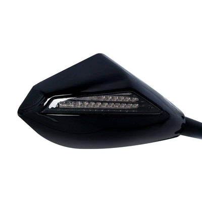 Rear View Mirrors LED Turn Signal For Yamaha YZF R6 1999-2012 YZF R6S 2006-2009 - Moto Life Products