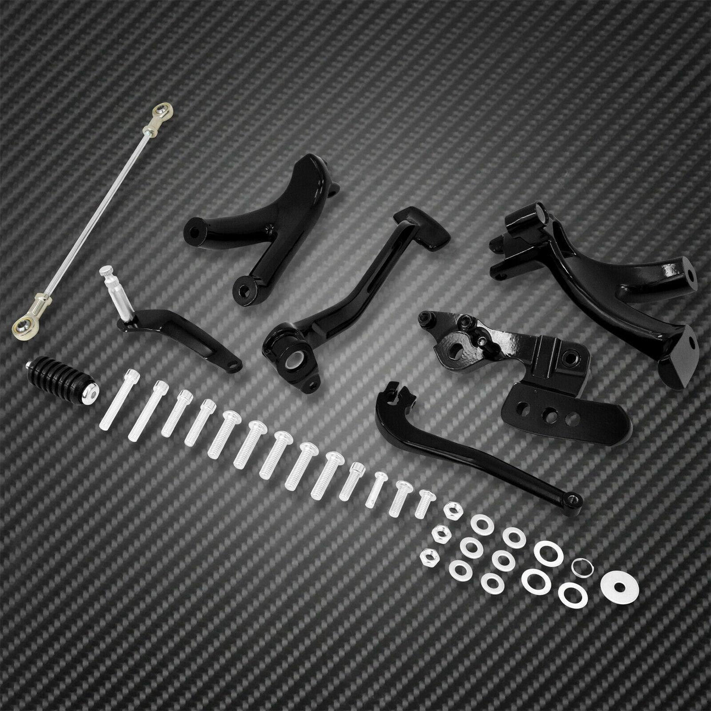 Standard Forward Control Kit Complete Levers Linkage Fit For Harley FXBB FXLR 18 - Moto Life Products