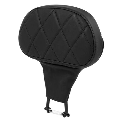 Black Rider Driver Backrest Pad Fit For Harley Touring Road King Glide 88-21 19 - Moto Life Products