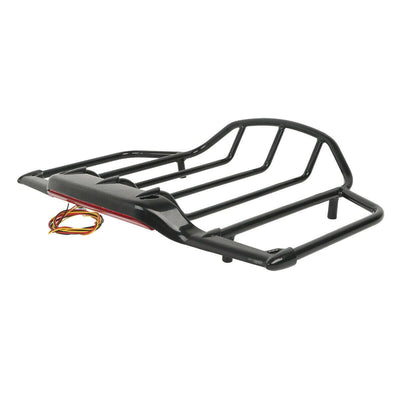 Trunk Luggage Rack W/ LED Light Fit For Harley Tour Pak Touring Road King 93-13 - Moto Life Products