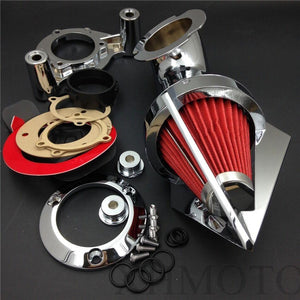 Air Cleaner Kit For 2008-2012 Harley Dyna Electra Glide Flhx Road King Chrome - Moto Life Products