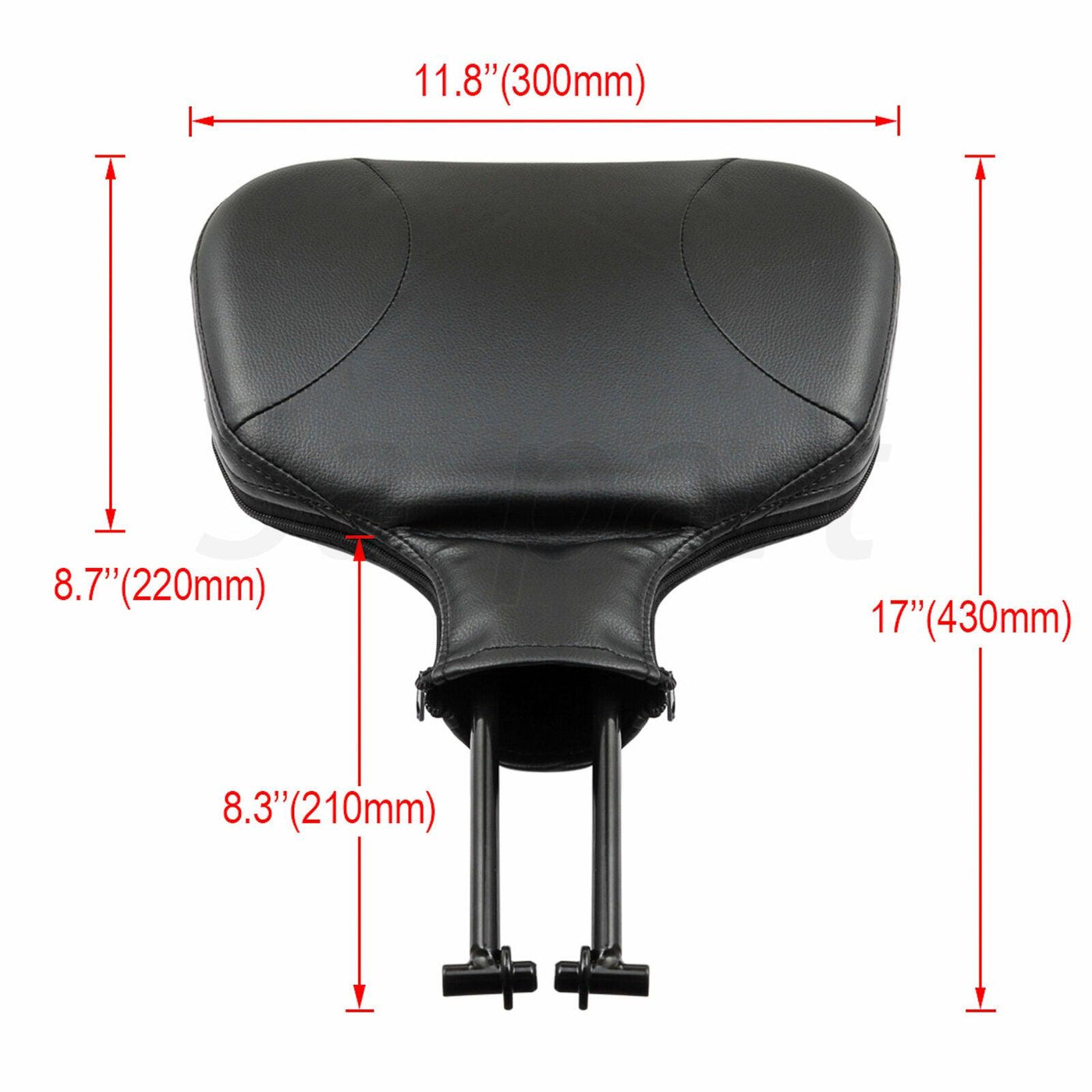 Rear Driver Rider Backrest Fit For Harley Touring Road Electra Glide King 09-22 - Moto Life Products