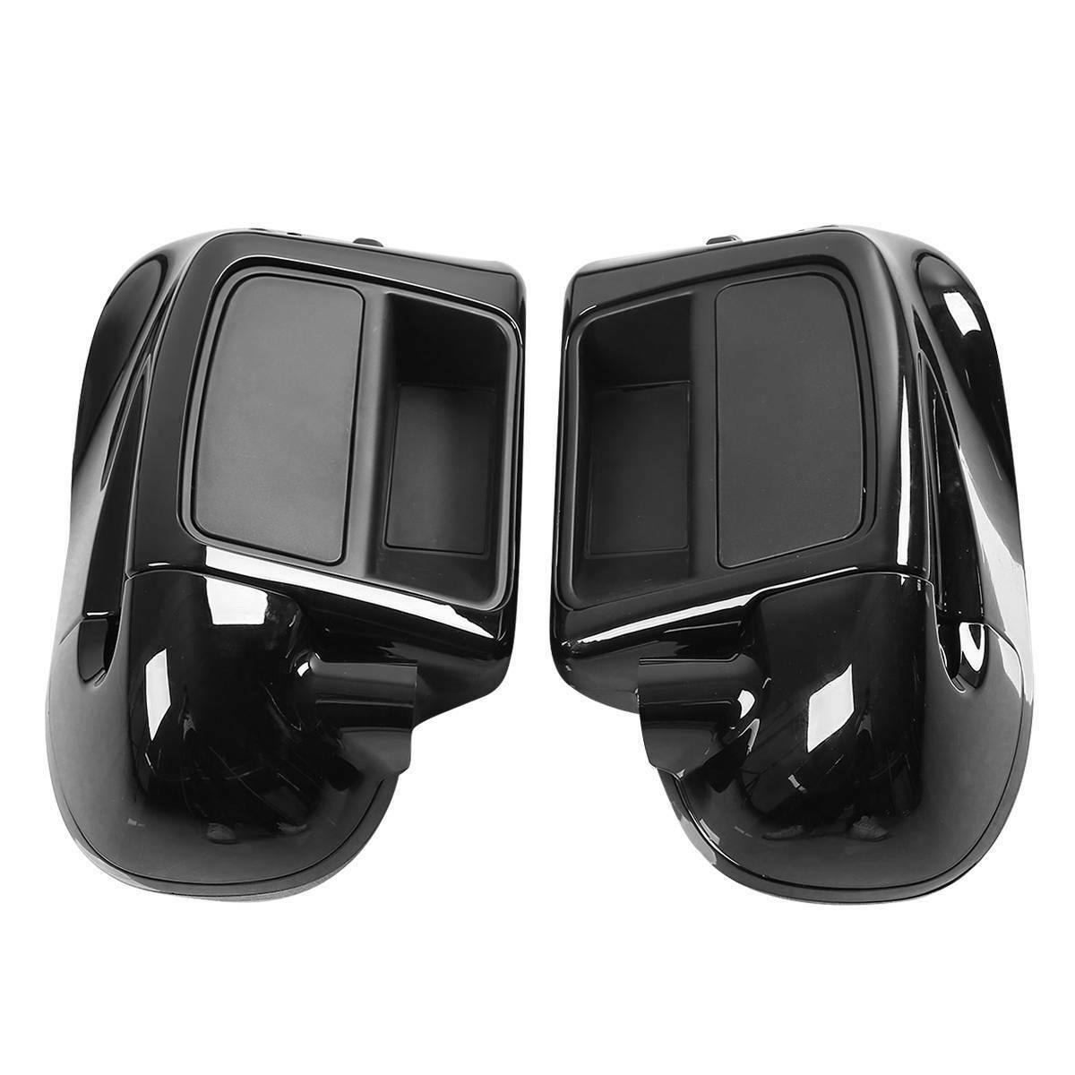 Vivid Black Lower Vented Leg Fairing Fit For Harley Touring Street Glide 14-2022 - Moto Life Products
