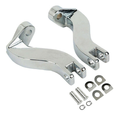 New Chrome Passenger Footpeg Mount Bracket For Harley Road Glide King 1993-2022 - Moto Life Products