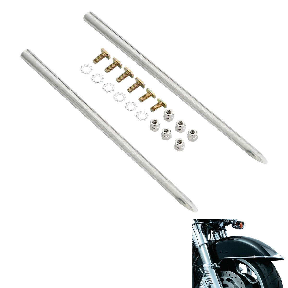 Front Fender Spear Trim For Harley Touring 1982-2013 Softail Classic FLSTC 86-17 - Moto Life Products