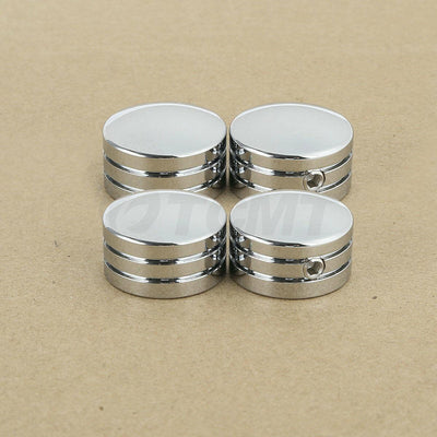 4PCS Chrome Head Bolt Cover Fit For Harley Sportster XL 86-18 Twin Cam 1999-2017 - Moto Life Products