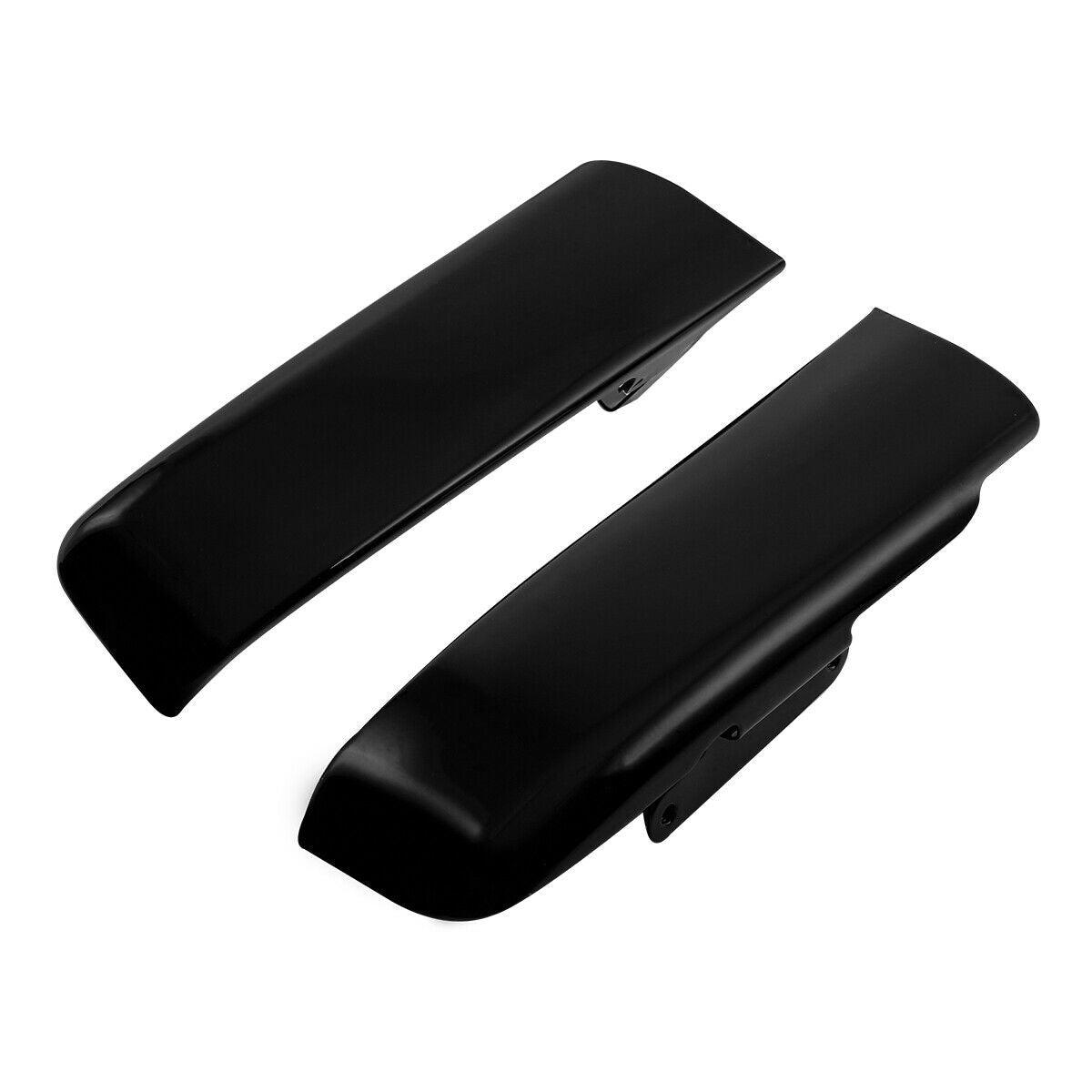 Fender Saddlebag Solid Strips Fit For Harley Touring Electra Road Glide 2014-22 - Moto Life Products