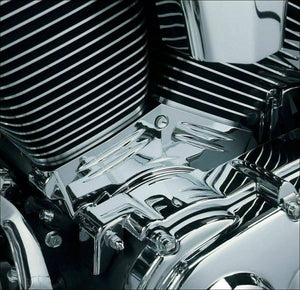 Chrome Cylinder Barrel Base Engine Block Cover Trim For Harley Road King Softail - Moto Life Products