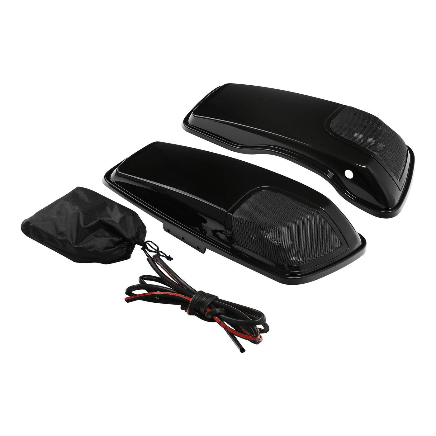 Saddlebag Lids Speaker Cutouts Fit For Harley Touring Road Street Glide 14-22 21 - Moto Life Products