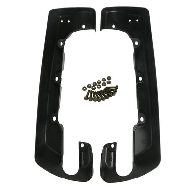 4" Hard Stretched Saddle Bag Extensions Fit For Harley Touring Road King 2014-Up - Moto Life Products