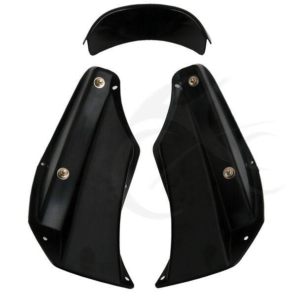 Vivid Black Front Outer Batwing Fairings Fit For Harley Touring Road King 94-16 - Moto Life Products