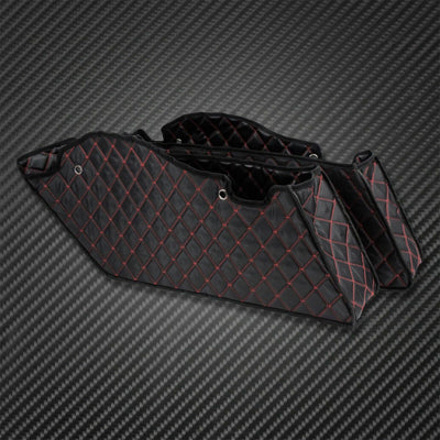 Red Thread Extended Bags Inserts Non Stretched Saddlebag Liners Fit For Harley - Moto Life Products