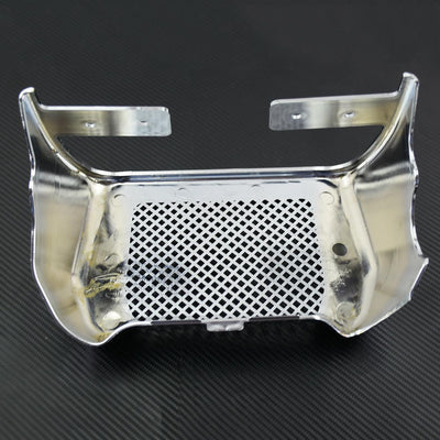 Chrome Oil Cooler Cover Fit For Harley Touring FLHR FLHRC FLHX FLHXS FLTRX 17-19 - Moto Life Products