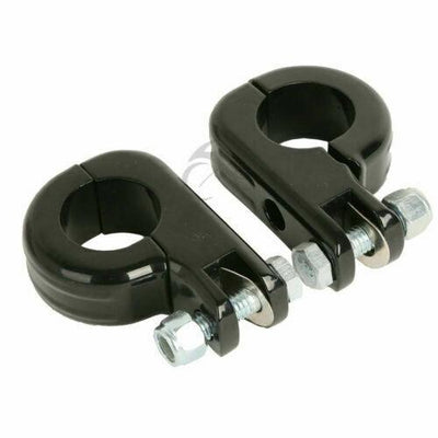 1 1/4" Highway Engine Guard Foot Pegs Mount Fit For Harley Dyna Street Bob FXDB - Moto Life Products