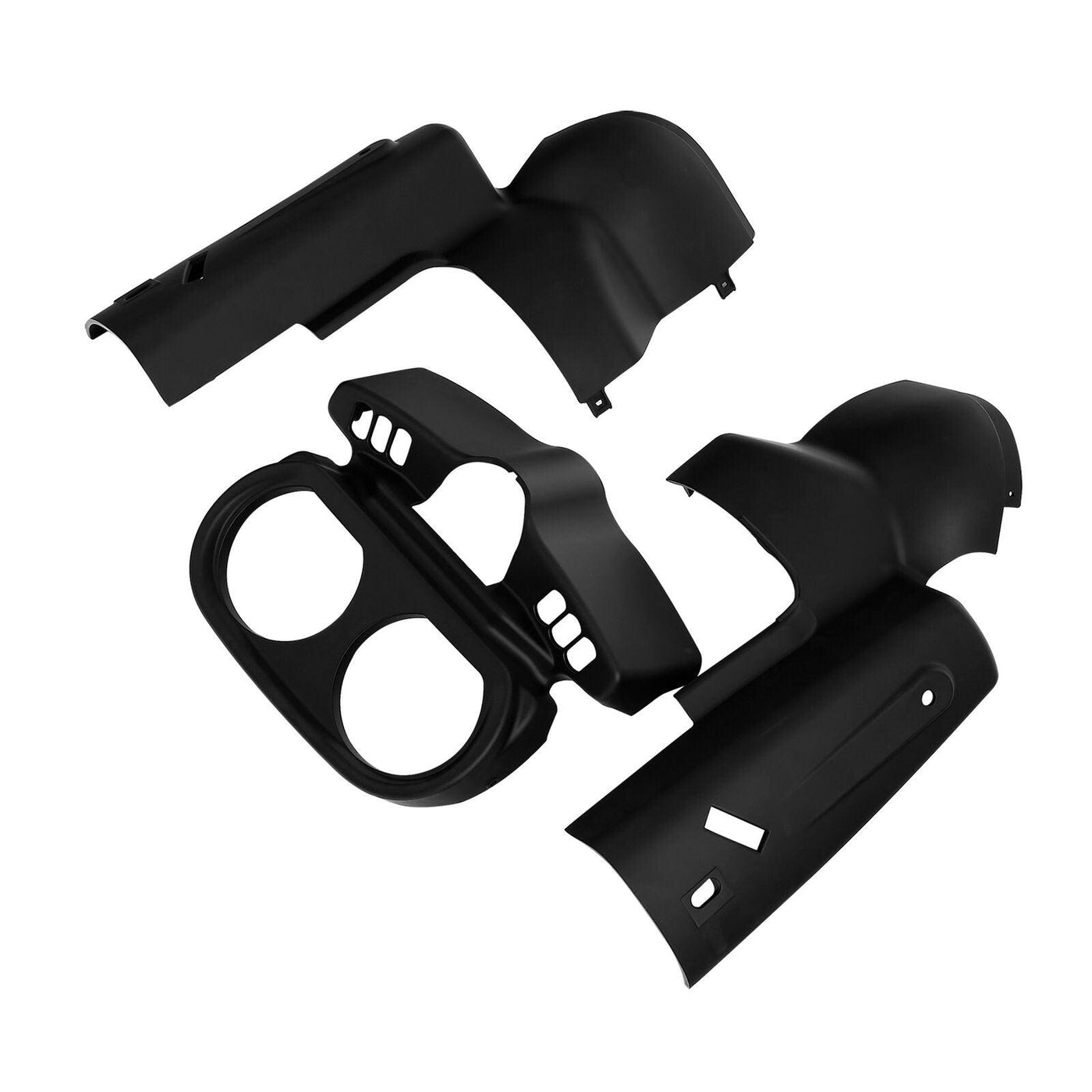 Instrument Housing set Fit For Harley Touring Road Glide 15-21 Matt /Gloss Black - Moto Life Products