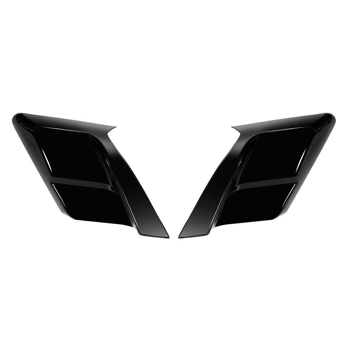 Vivid Black Extended Stretched Side Cover Panel Fit For Harley Touring 2014-2021 - Moto Life Products