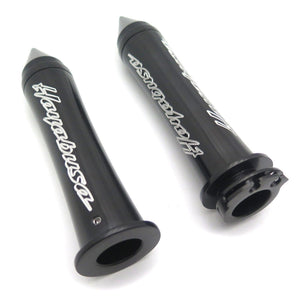 Black Custom 7/8” Handlebar grips for SUZUKI GSXR 1300 R Hayabusa All Year - Moto Life Products