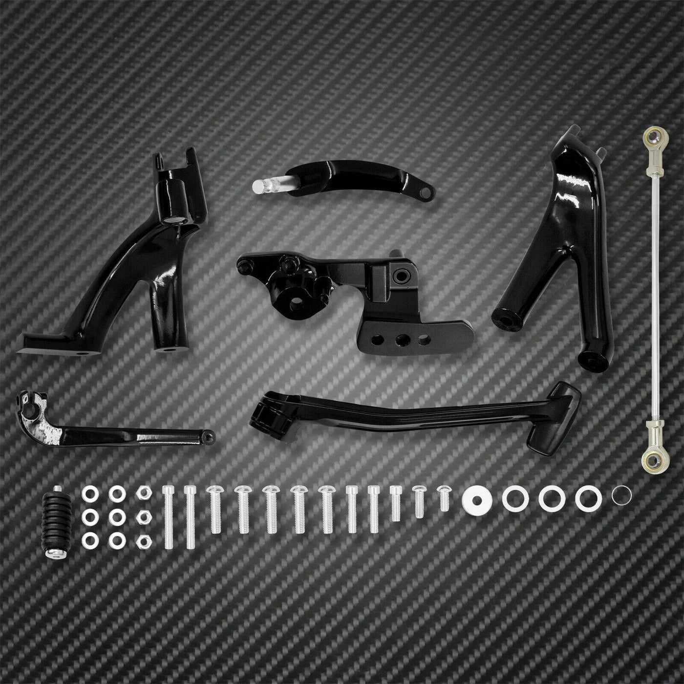 Standard Forward Control Kit Complete Levers Linkage Fit For Harley FXBB FXLR 18 - Moto Life Products