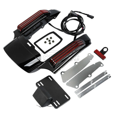 Rear Fender Fascia LED Running Brake Turn Light For Harley Street Glide 14-2022 - Moto Life Products