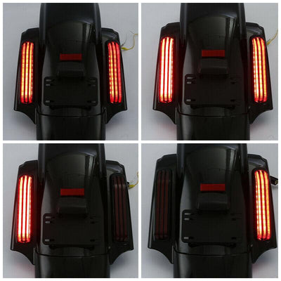 LED Rear Fender Fit For Harley Touring Road Electra Glide 2014-2022 18 CVO Style - Moto Life Products