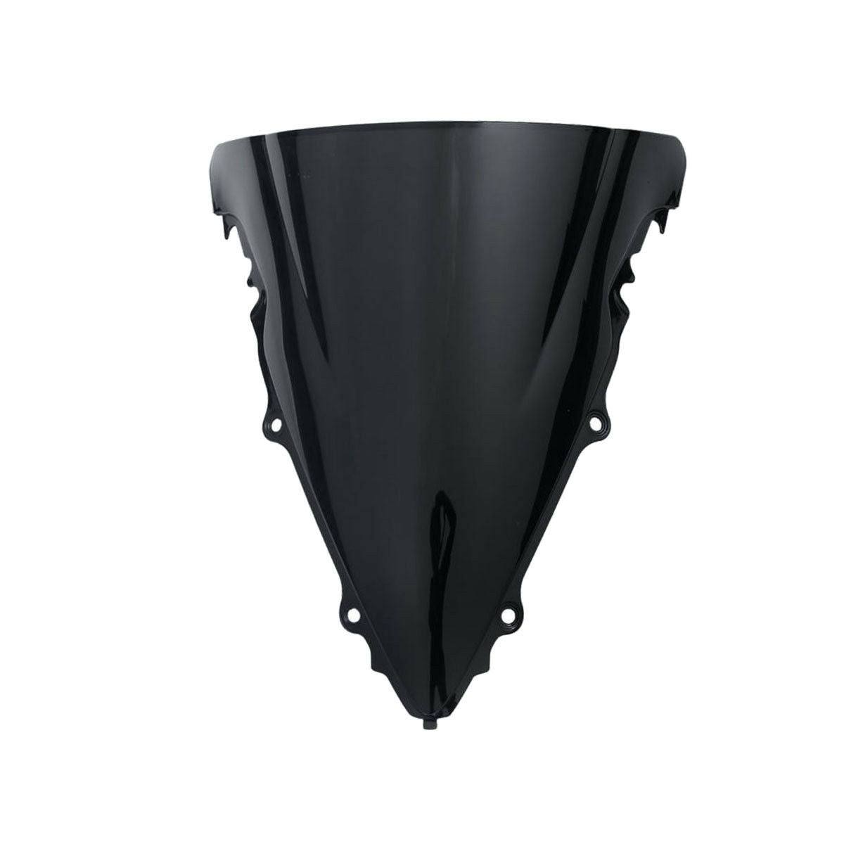 TCMT Black PMMA Windshield Windscreen For Yamaha YZF R6 (1998-2016) - Front