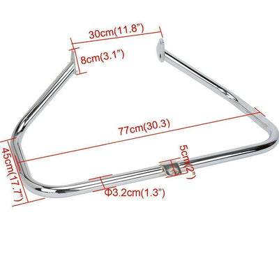 Chrome Engine Highway Guard Crash Bar For 97-08 Harley Road King FLHT Touring - Moto Life Products
