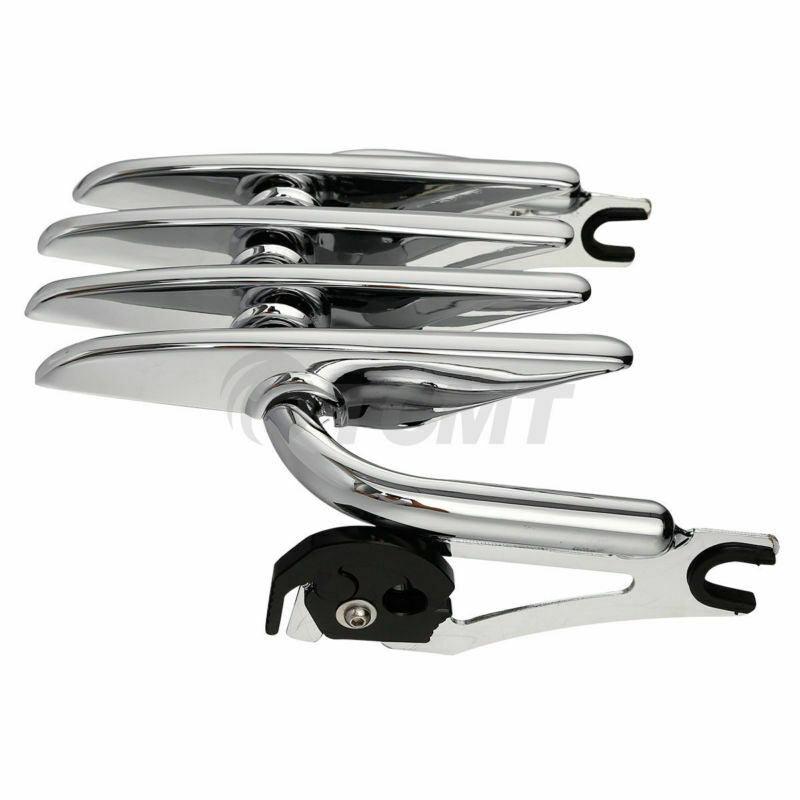Chrome Stealth Luggage Rack Docking Hardware Fit For Harley Electra Glide 14-22 - Moto Life Products