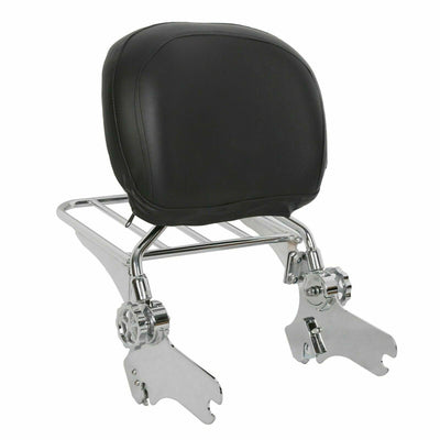 Adjustable Sissy Bar Backrest & Luggage Rack For Harley 97-08 Davidson Road King - Moto Life Products