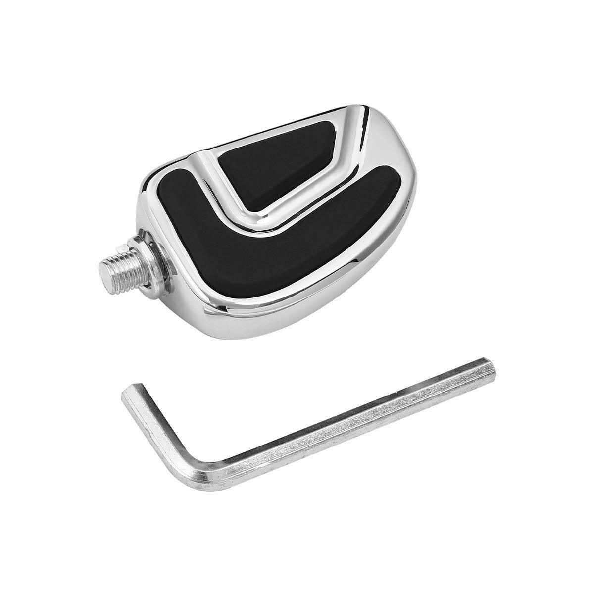 Chrome Airflow Shifter Foot Peg Fit For Harley Road Glide Softail Fat Boy Bob - Moto Life Products