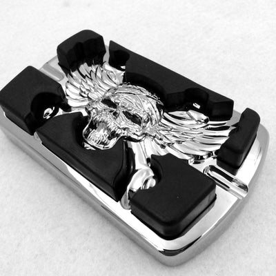 HTTMT Zombie Chrome Brake Pedal Large Pad For Harley Touring Softail Fat Boy - Moto Life Products